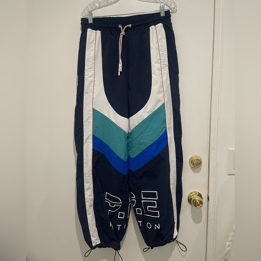 P.E. Nation blue multicolored track pants